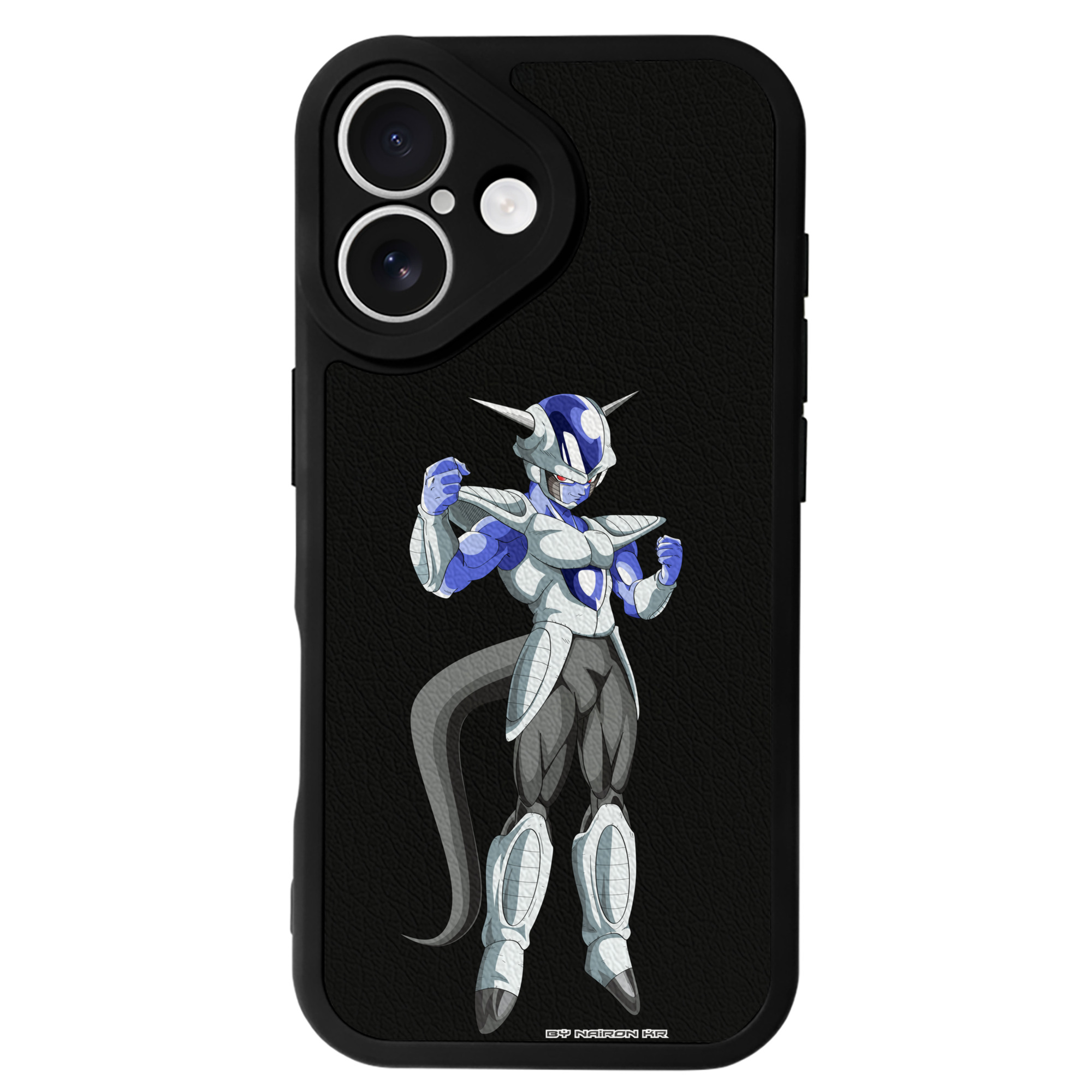 （画像用） ドラゴンボール フリーザ DRAGON BALL Frieza 【iPhone 16シリーズ対応】シリコンスマホケース（レザー調） 材質：シリコン